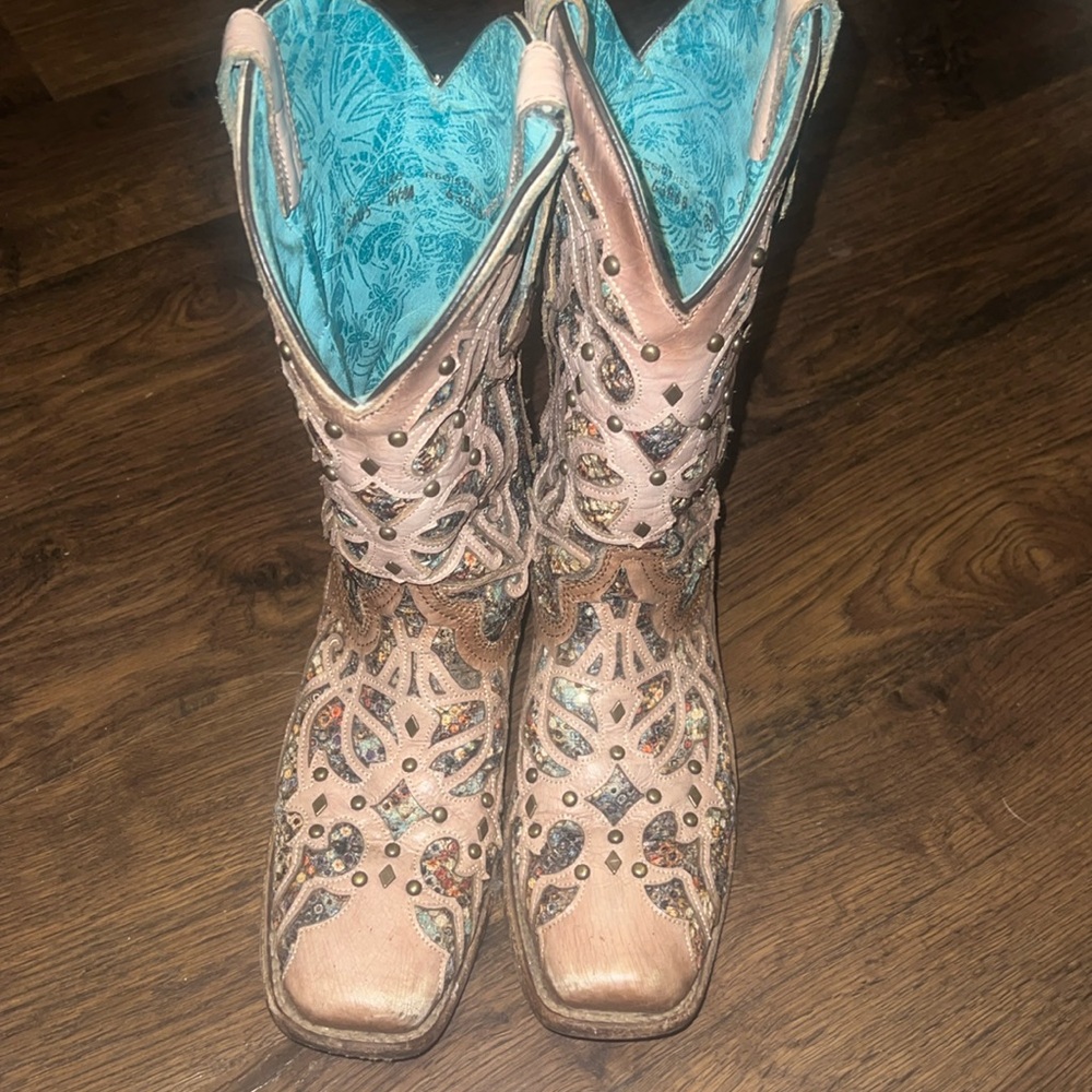 Corrall bling boots